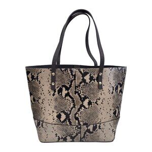 Cole Haan Snakeskin Print Tote Bag